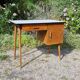 Scandinavian beech desk from the 70s