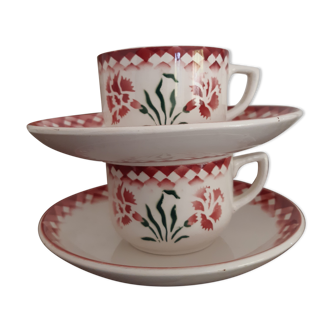 2 cups digoin sarreguemines