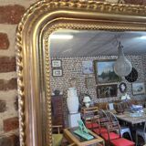 Antique Louis Philippe style gilded mirror