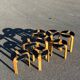 Lot de tabourets scandinaves tigesen sorensen