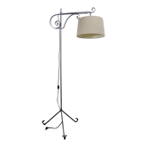 Lampadaire liseuse tripode fer forgé