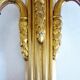 Huge wall lamp in gilded bronze Louis XVI style, three branches, late nineteenth