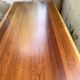 Table, bureau en teck 1970