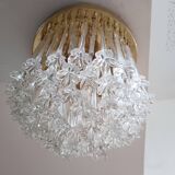 Murano glass chandelier by Venini 1960s
