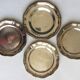 4 Silver metal bottle bottom