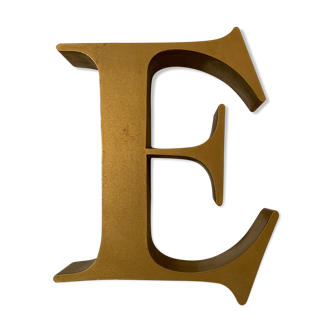 Beautiful letter metal .E.