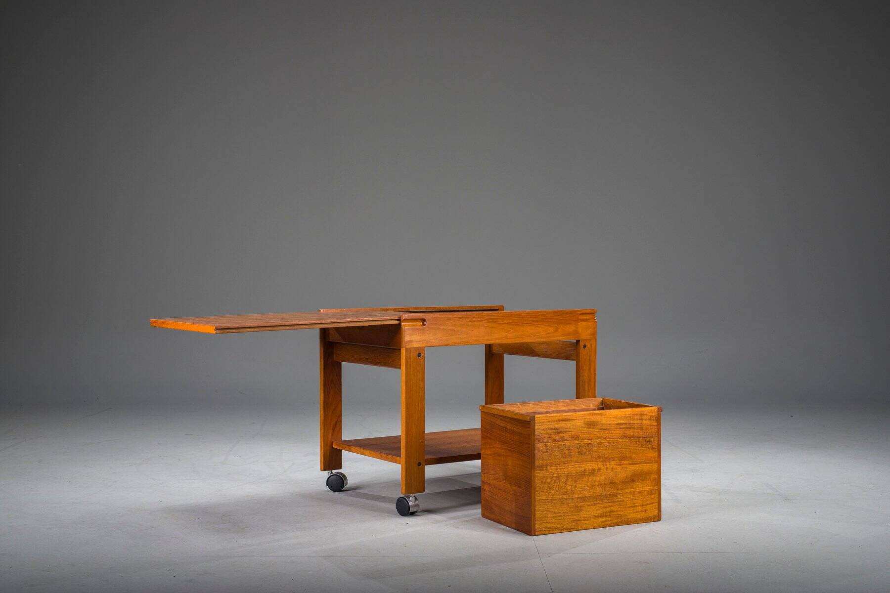 Mid-century modern Danish teak bar model 703 by Aksel Kjersgaard, 1960s