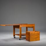 Mid-century modern Danish teak bar model 703 by Aksel Kjersgaard, 1960s