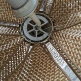 Flower hanging caning vintage rattan