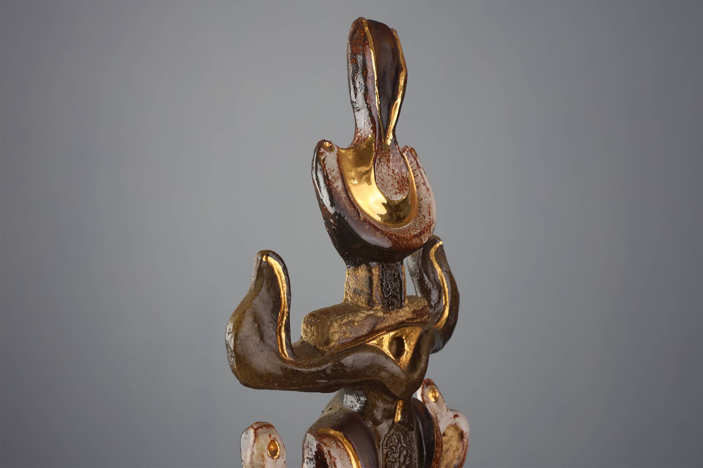 Totem signed and numbered by Elisabeth Vandeweghe for Perignem, Belgium, 19