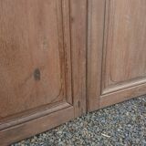 Double porte en chêne, XVIIIème siècle