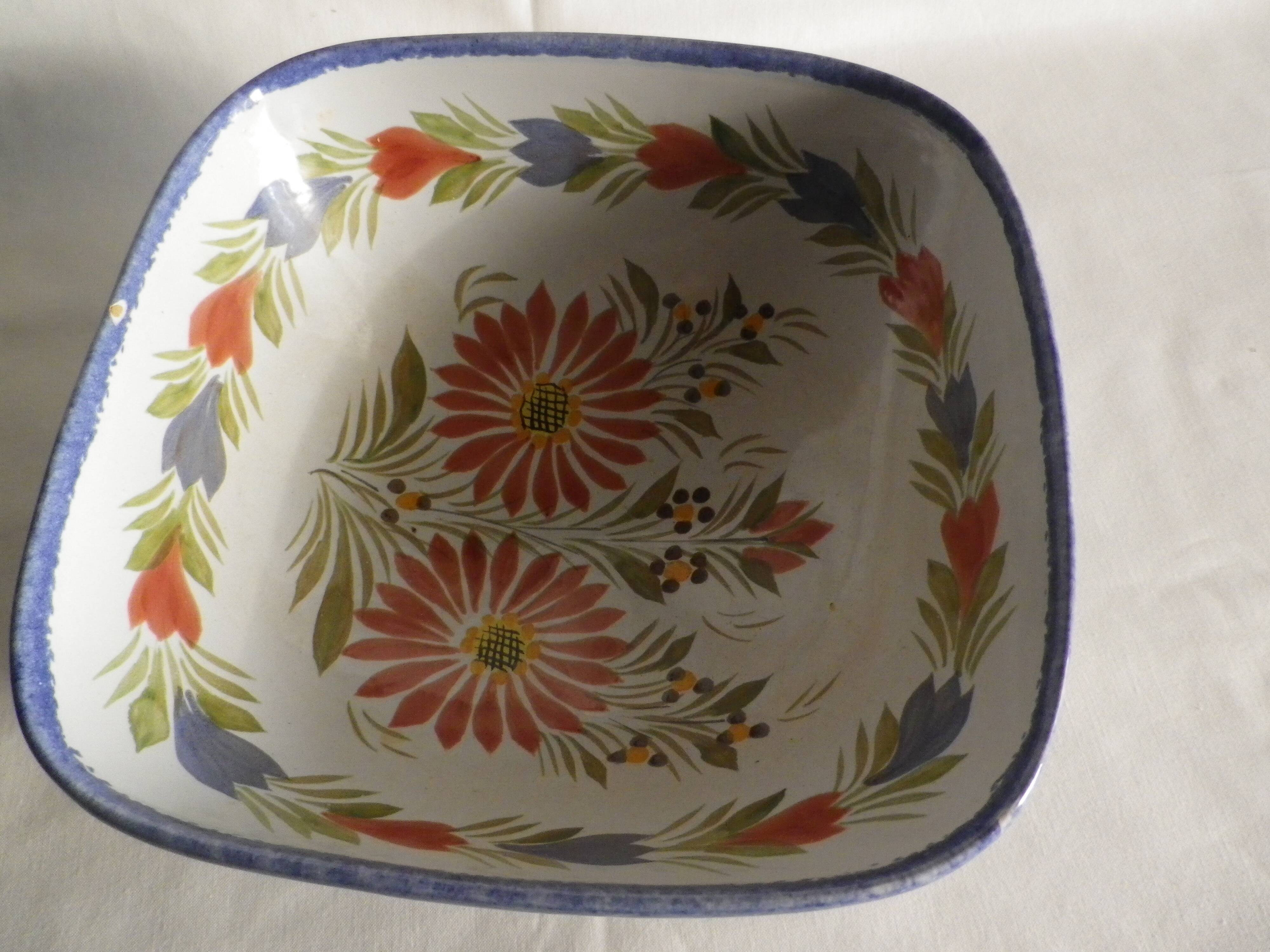 Quimper salad bowl