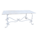 rectangular iron table