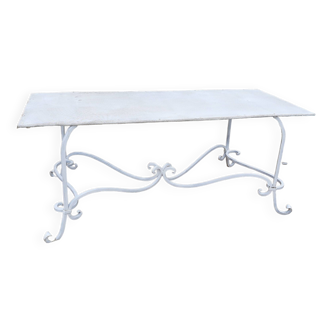 rectangular iron table