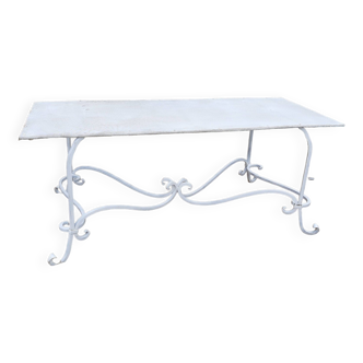 table rectangulaire en fer