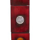 Ceramic tile mirror by Oswald Tieberghien 1960 35.5x73cm