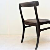Series of 8 chairs Rundstedlung Ole Wanscher