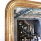 Antique fireplace mirror Louis Philippe 104x108cm
