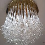 Murano glass chandelier by Venini 1960s