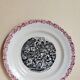 Six speaking dessert plates from Choisy-le-Roi