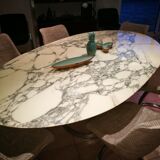 Michel Charron marble table 1970