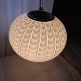Vintage 70'S pendant light by Fabbian for Mazzega, Italy