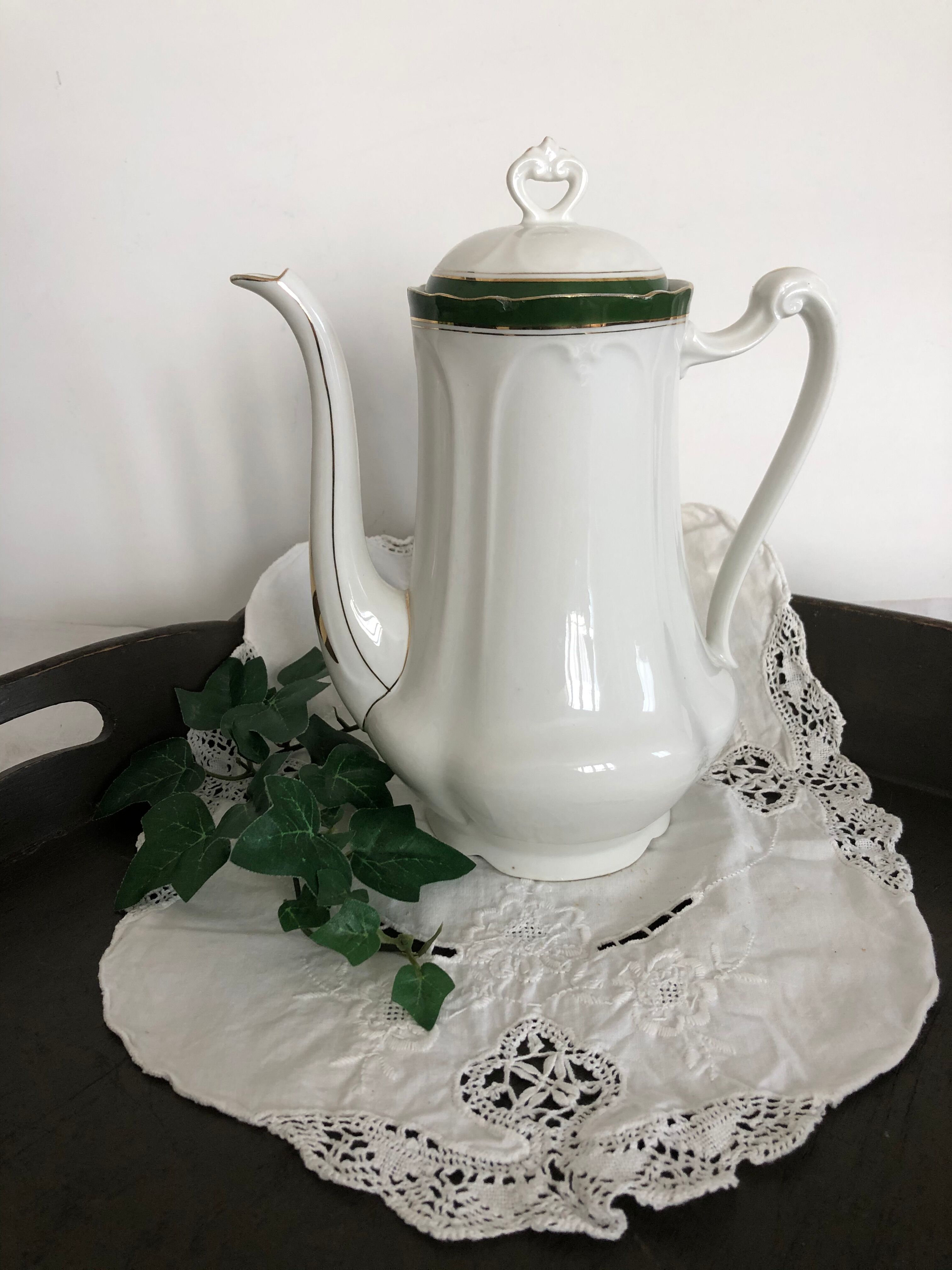 Coffee maker, Limoges porcelain