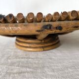 Vintage rattan basket