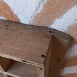 Wooden wall shelf 16 boxes