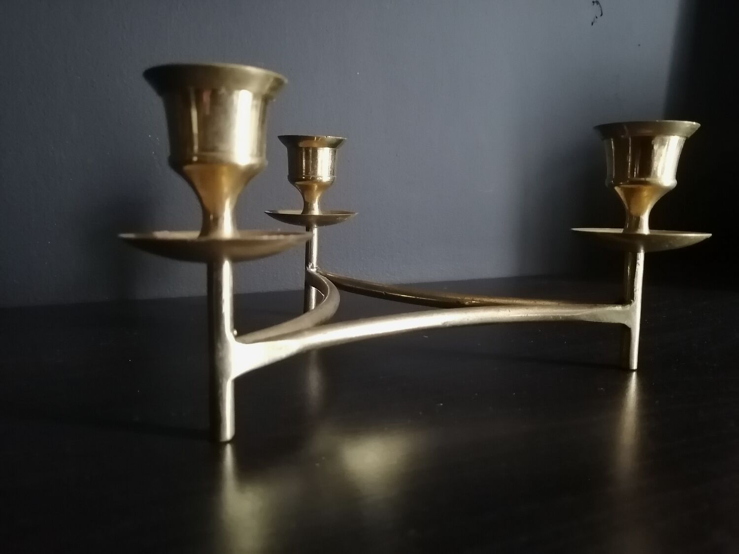 Brass candle holder