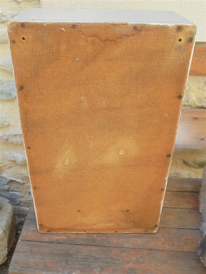 Old toilet cabinet, wooden pharmacy