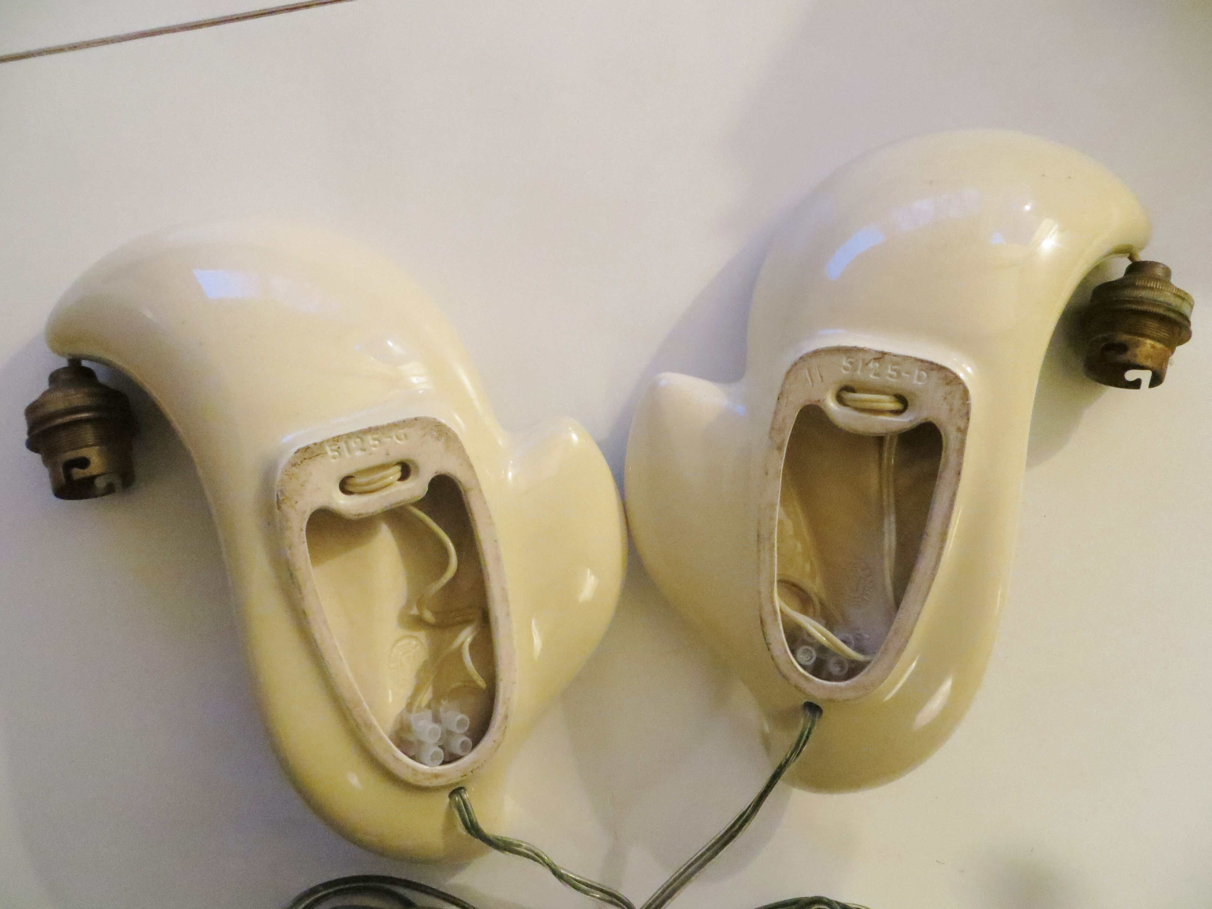 Pair  Verceram wall lamps 60