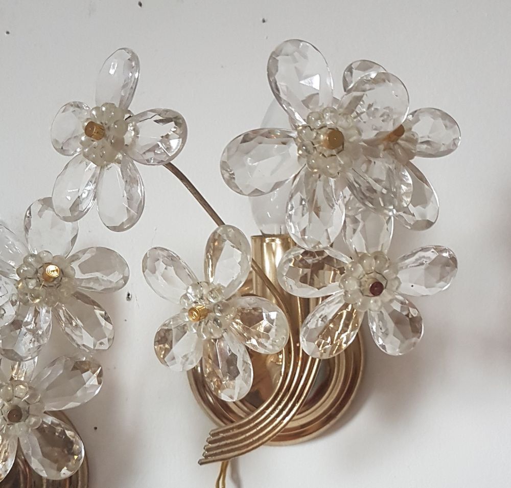 Pair of 70s sconces