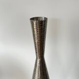 Large silver-clad diamond vase