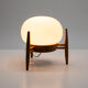 Wood and glass table lamp by Uluv