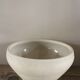 Vintage glazed stoneware bowl in greige.
