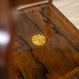 Antique Inlaid Rosewood Tea Table, 1890s