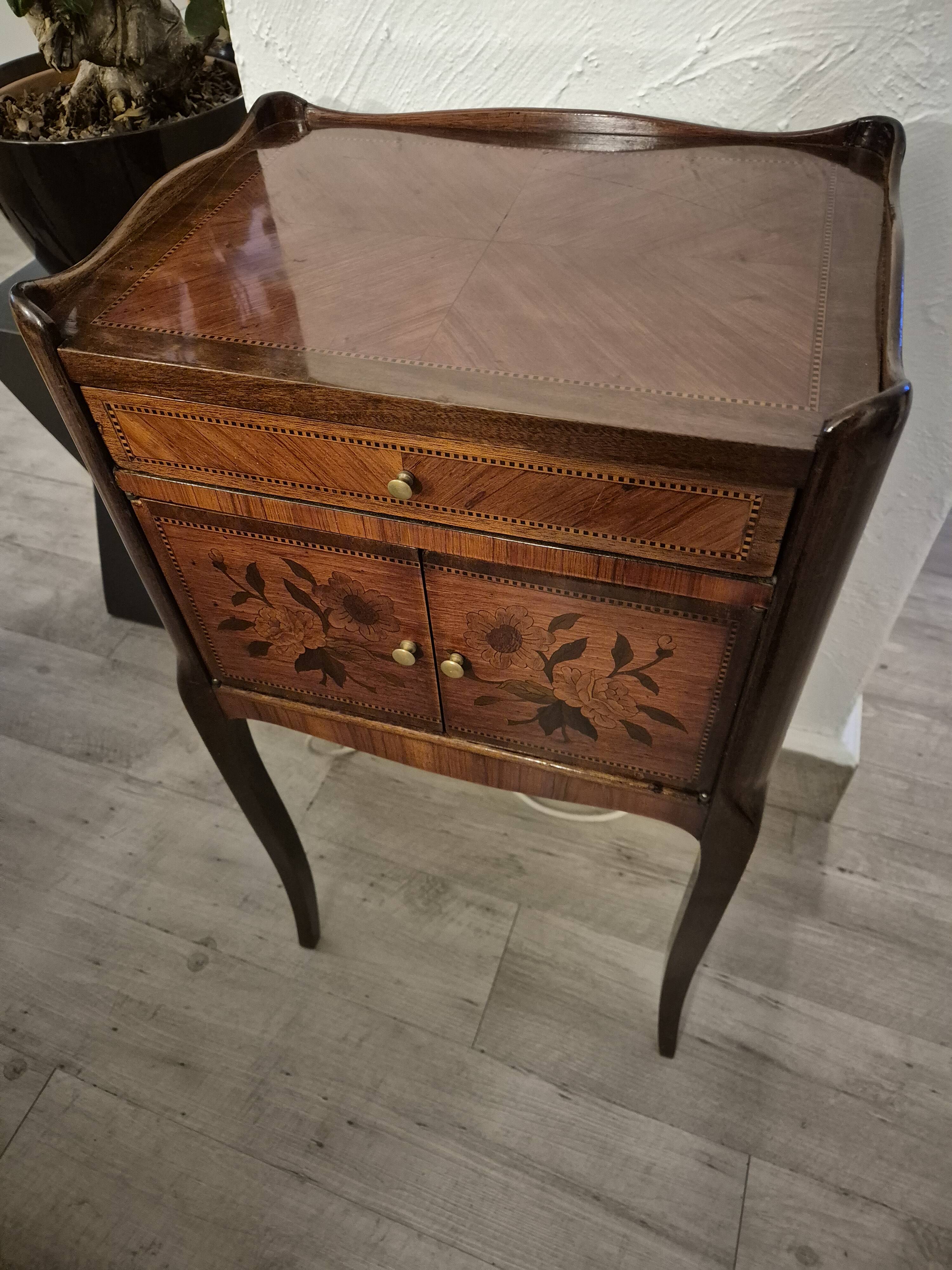 Louis XV style bedside table