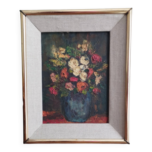 Bouquet de fleurs - Huile