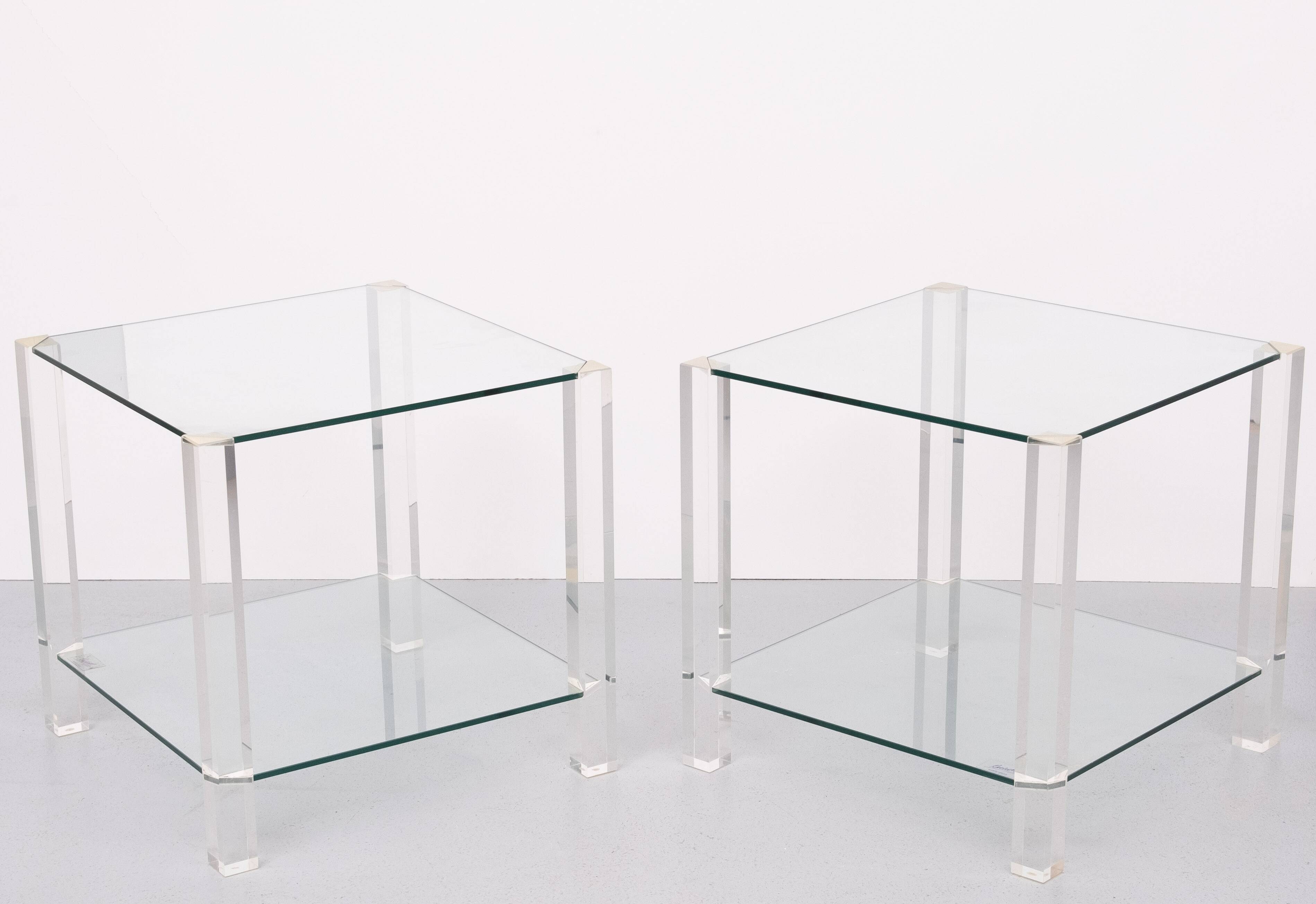 Raventos set tables d'appoint années 1980 Italie