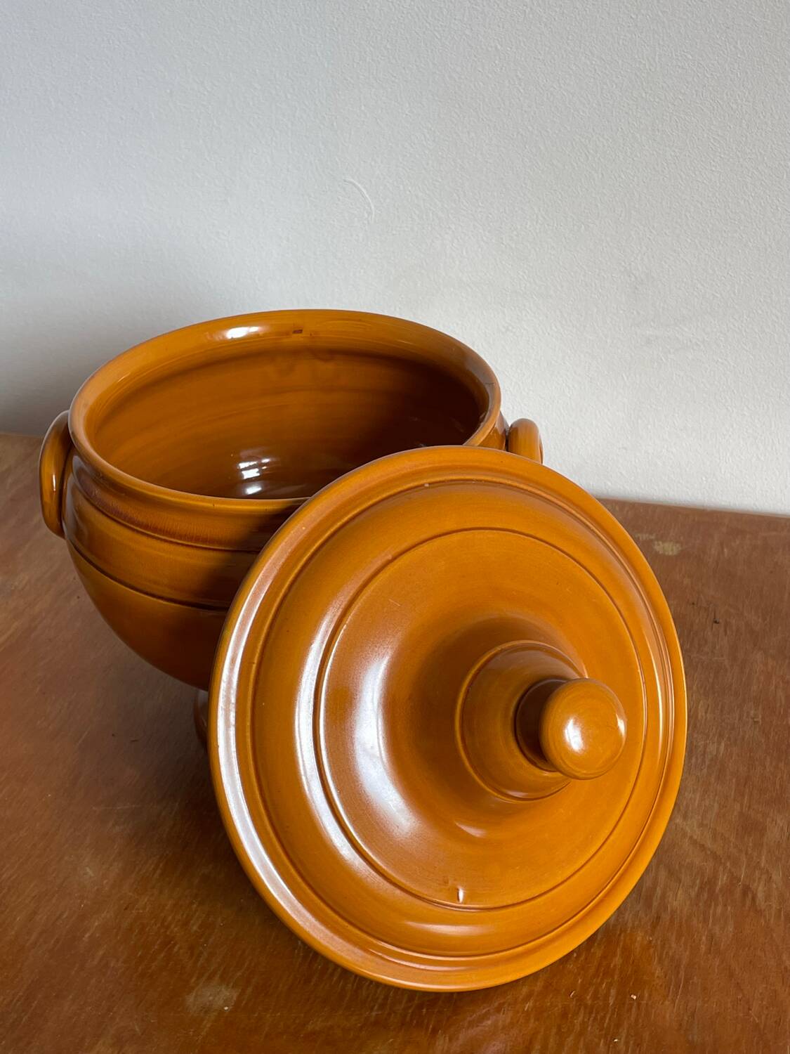 Ceramic soup tureen from Biot pottery