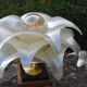 Maison Rougier vintage palm-shaped lamp from the 1970s to 1980s