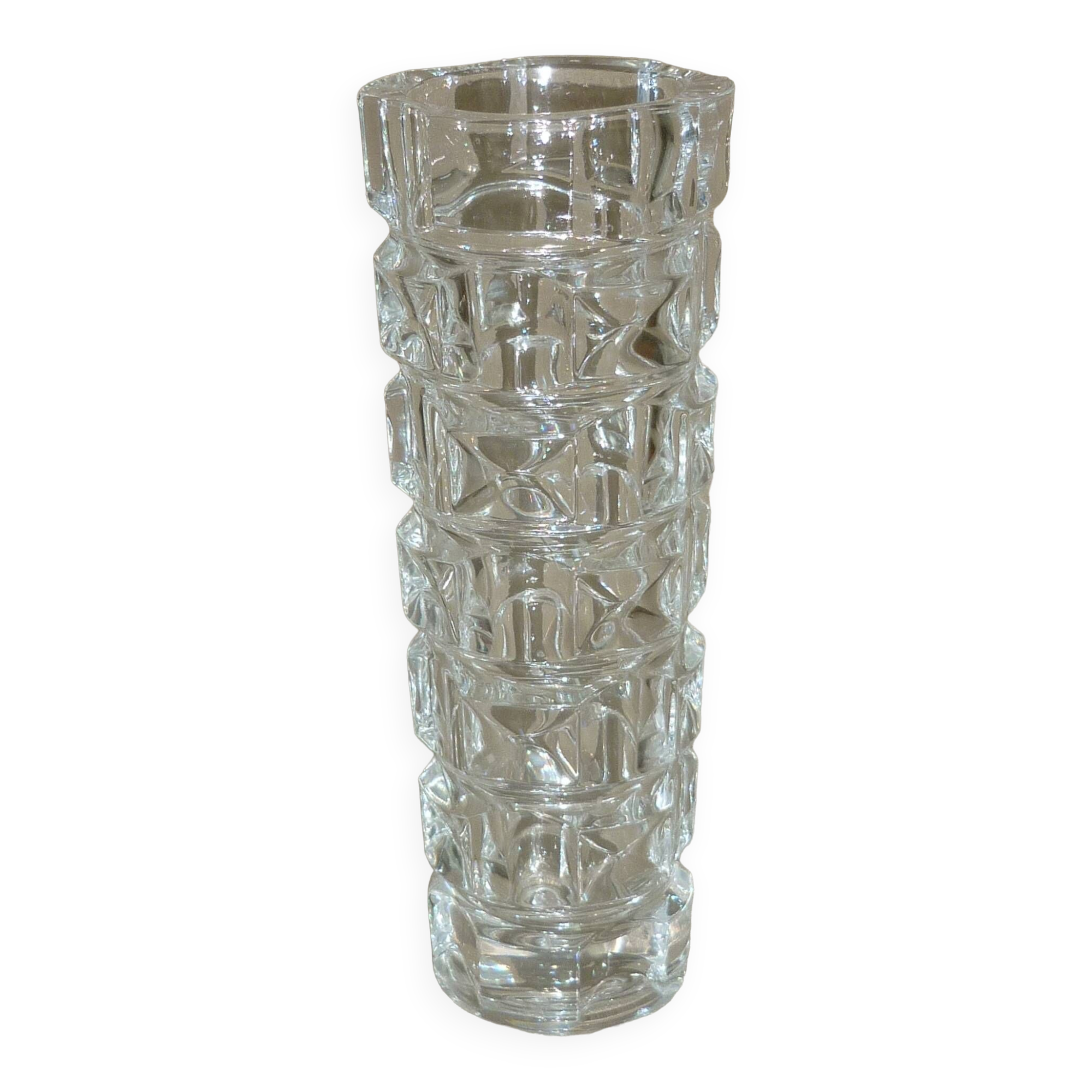 Translucent art-deco vase