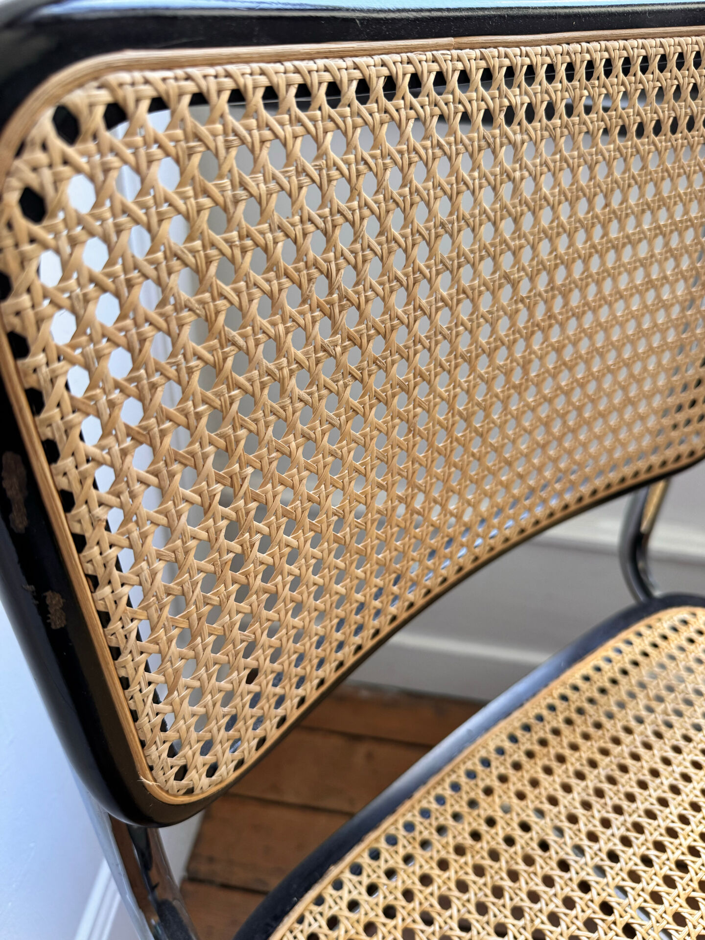 Set of 4 Cesca chairs by Marcel Breuer B32