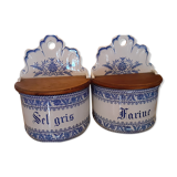 Salt and flour pots
