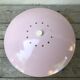 Lamp mushroom aluminor metal rose france 70s vintage