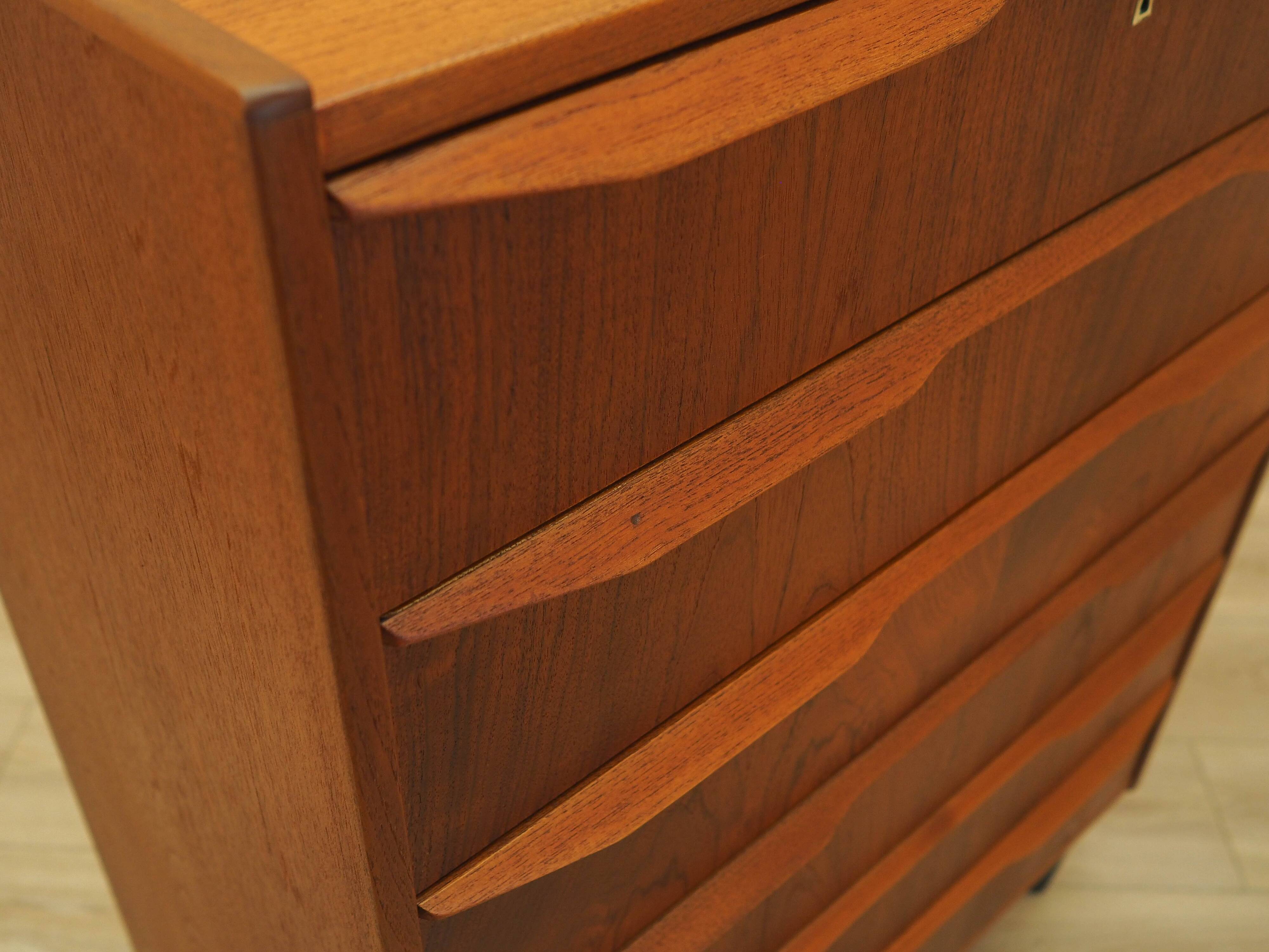 Commode en teck, design danois, années 1970, fabriquée au Danemark