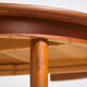 Restored teak dining table