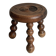 Small turned wooden tripod stool