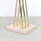 Romeo Rega brass coat rack, 1960s